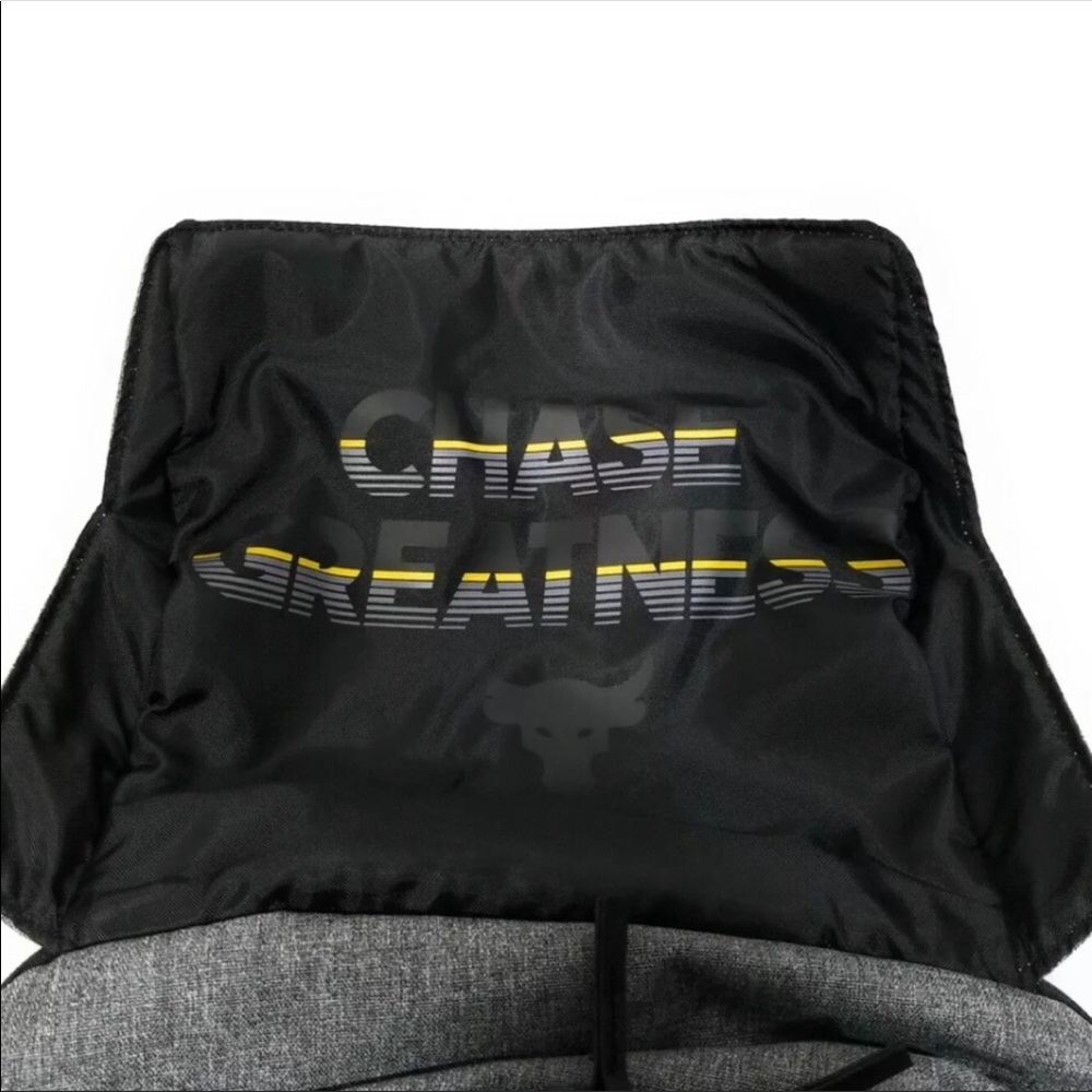 Under Armour UA Project Rock Bag Regiment Backpack Gray Chase Greatness 1325331 - Picture 4 of 13